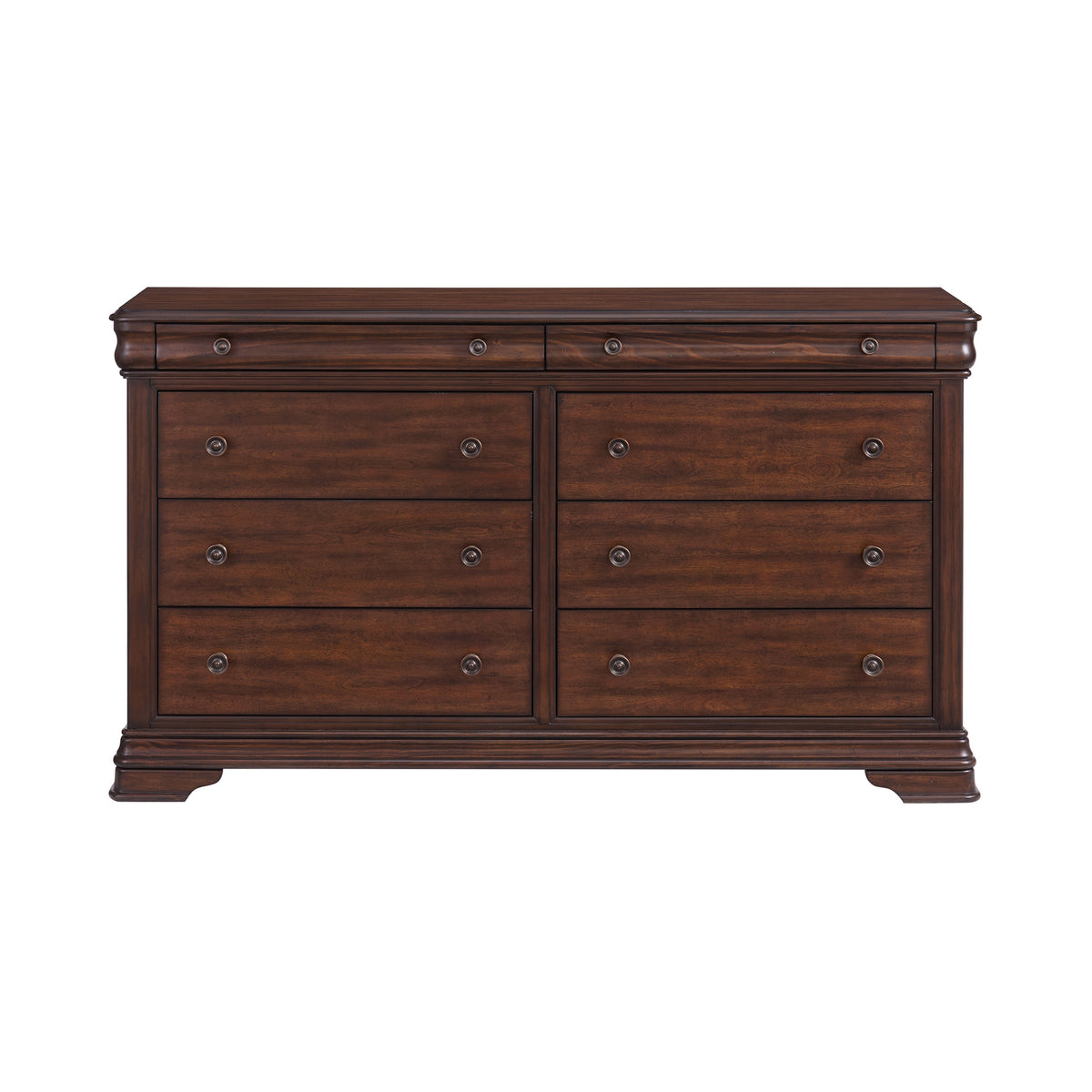 Phillipe Cherry 8-Drawer Dresser - Ornate Home