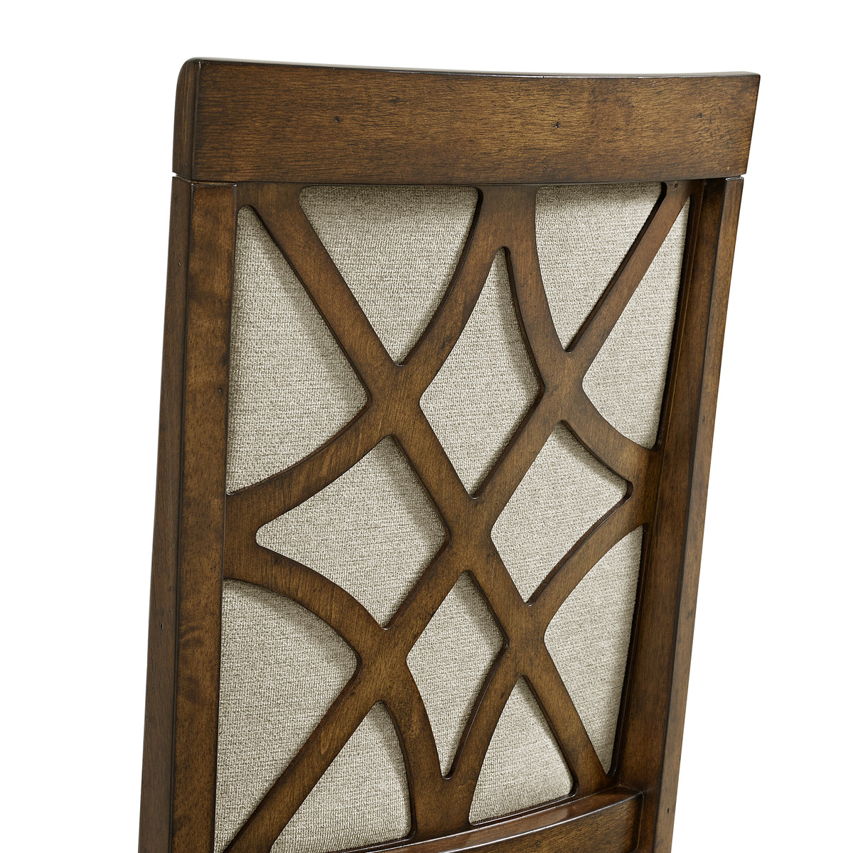Phillipe Cherry/Grey Dining Side Chair (Set of 2) - Ornate Home