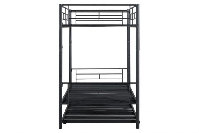 Philotus Black Twin/Twin Bunk Bed - Ornate Home