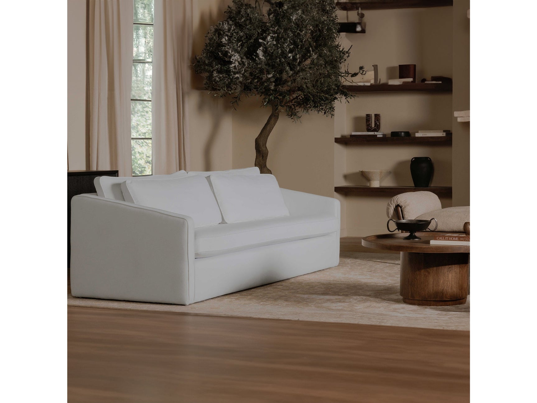 Phoebe Ivory Sofa - Ornate Home