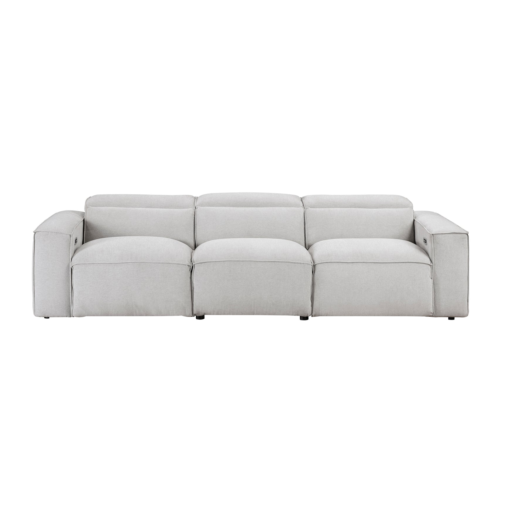 Phoebe Light Gray Sofa and Loveseat - Ornate Home