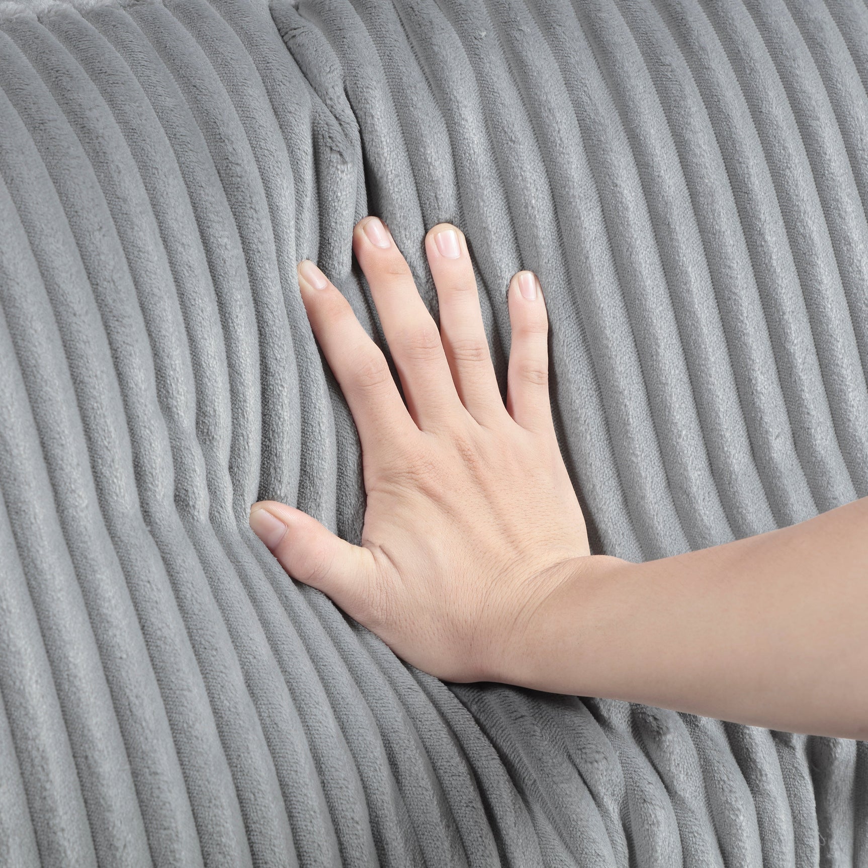 Phoenician Gray 6-Piece Modular Sectional with Ottomans - Ornate Home