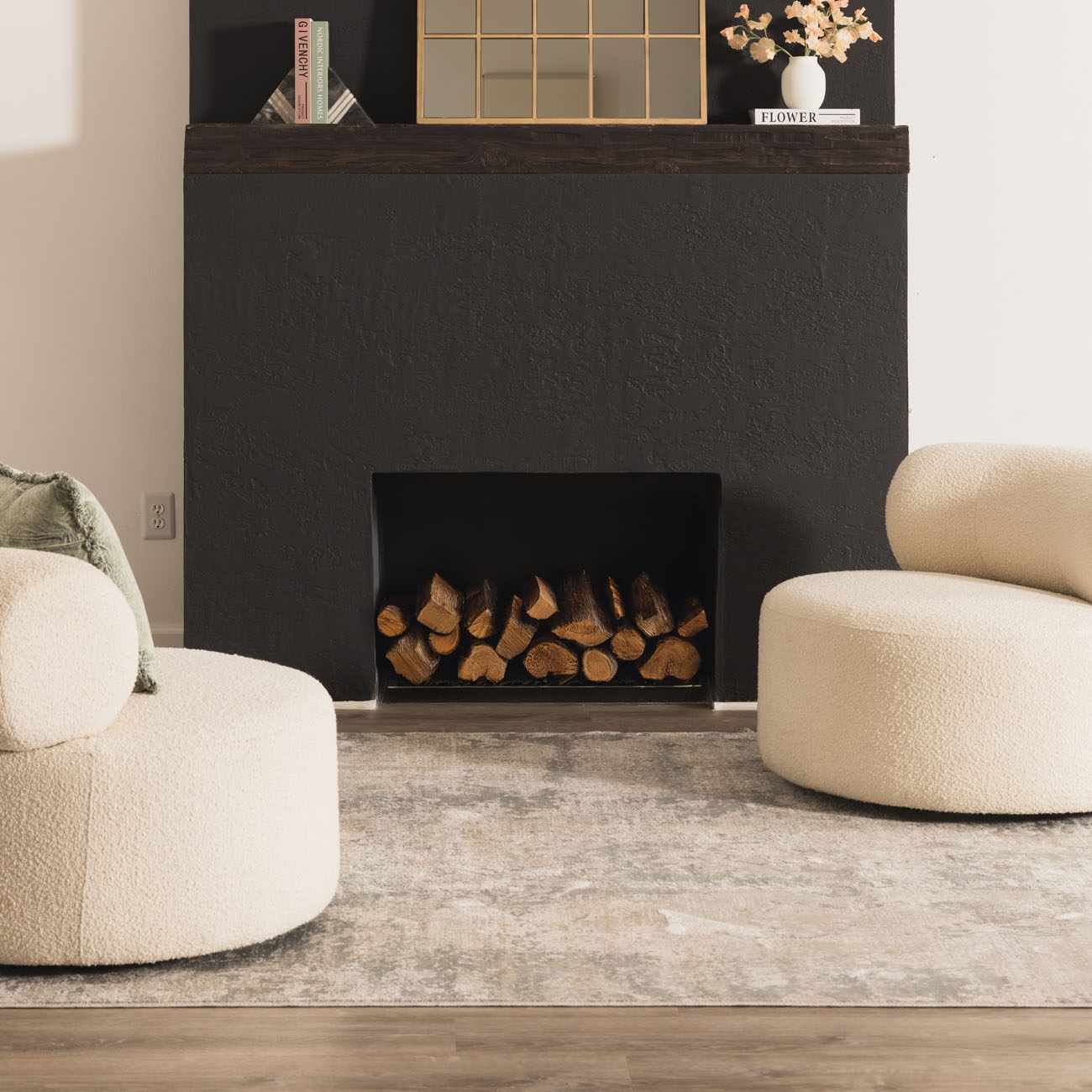 Pialba Thick Luxe Abstract Smokey Rug - Ornate Home