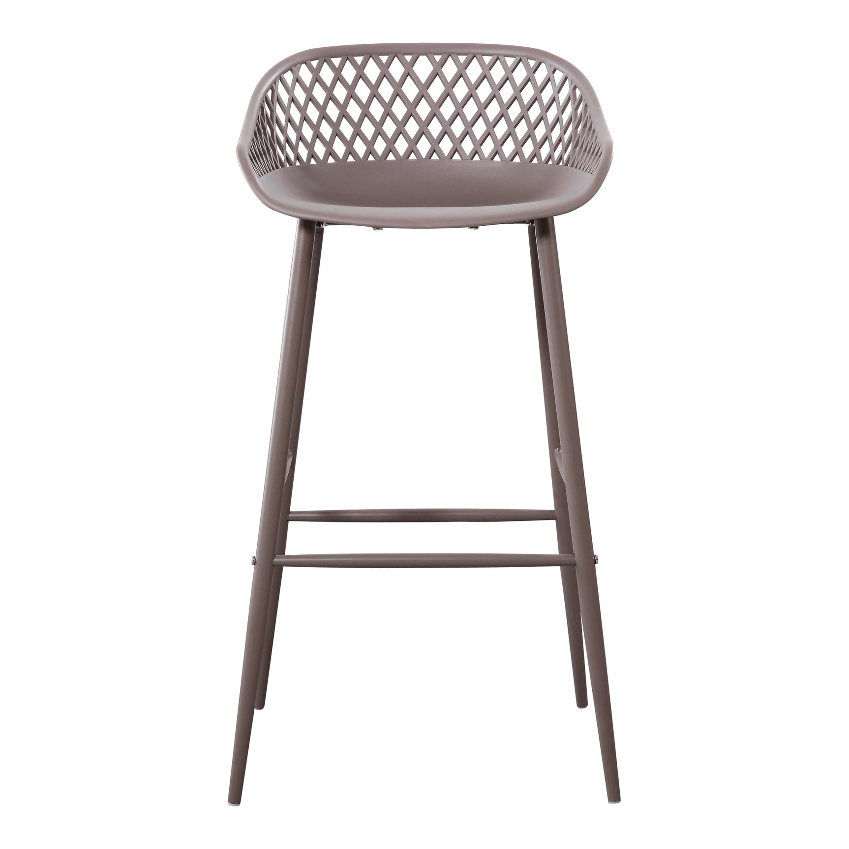 Piazza Grey Outdoor Barstool (Set of 2) - Ornate Home