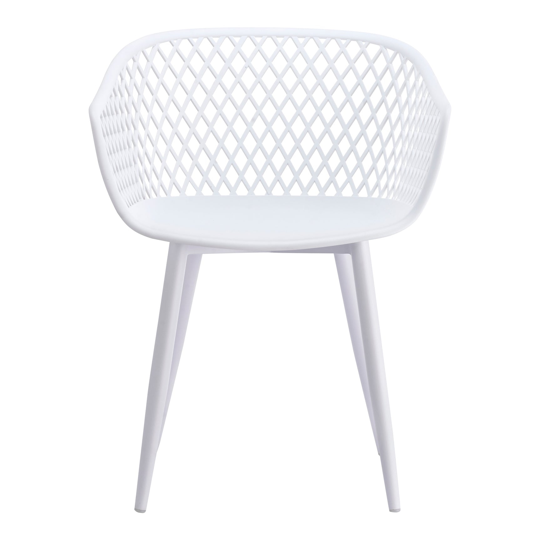 Piazza White Outdoor Chair (Set of 2) - Ornate Home