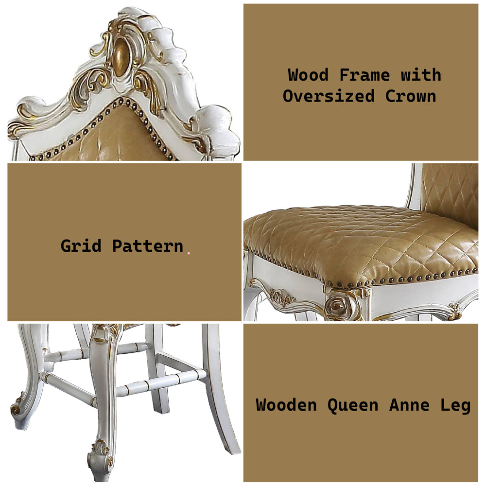 Picardy Counter Height Chair (Set-2) - Ornate Home