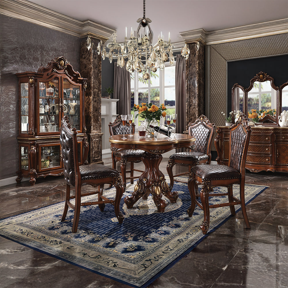 Picardy Counter Height Chair (Set-2) - Ornate Home