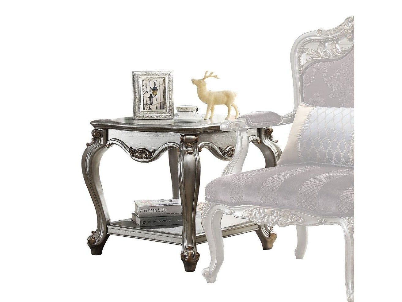 Picardy End Table - Ornate Home