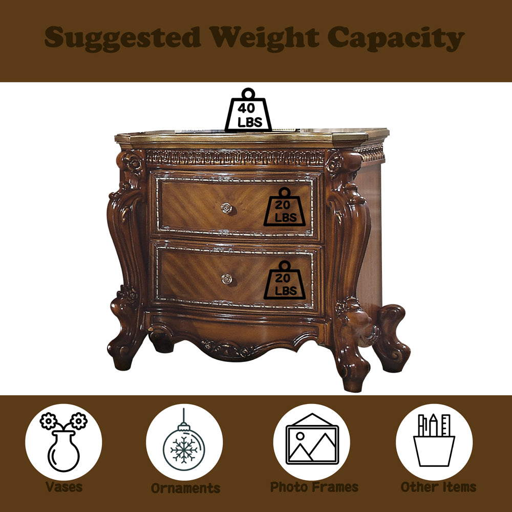 Picardy Nightstand - Ornate Home