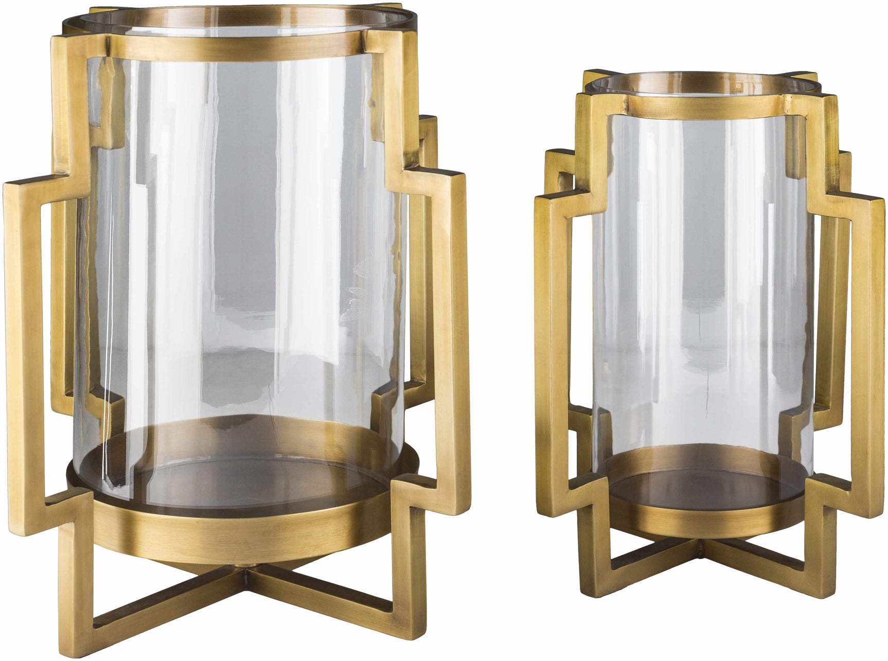 Picher Brass Geometric Gold Decorative Accent - Ornate Home