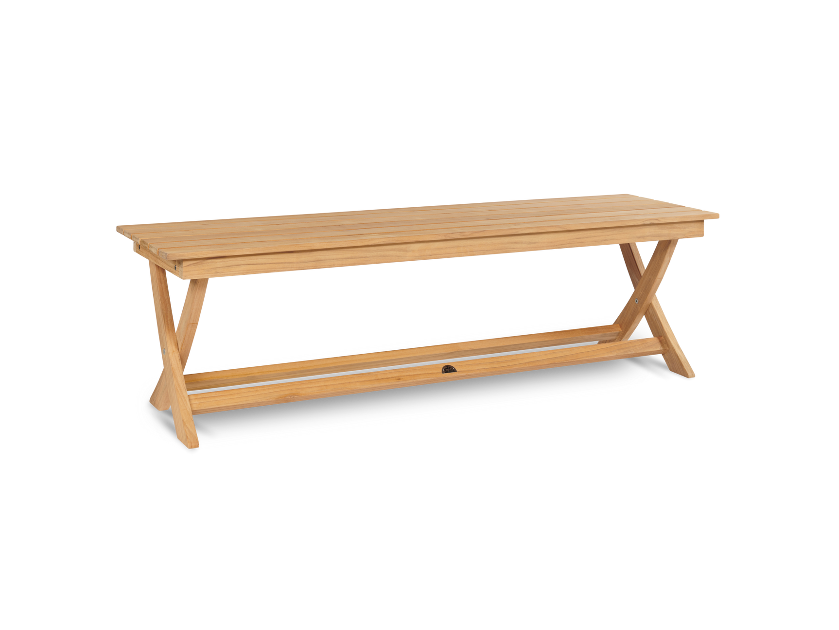 Picnic 3-Person Teak Outdoor Bench - Ornate Home