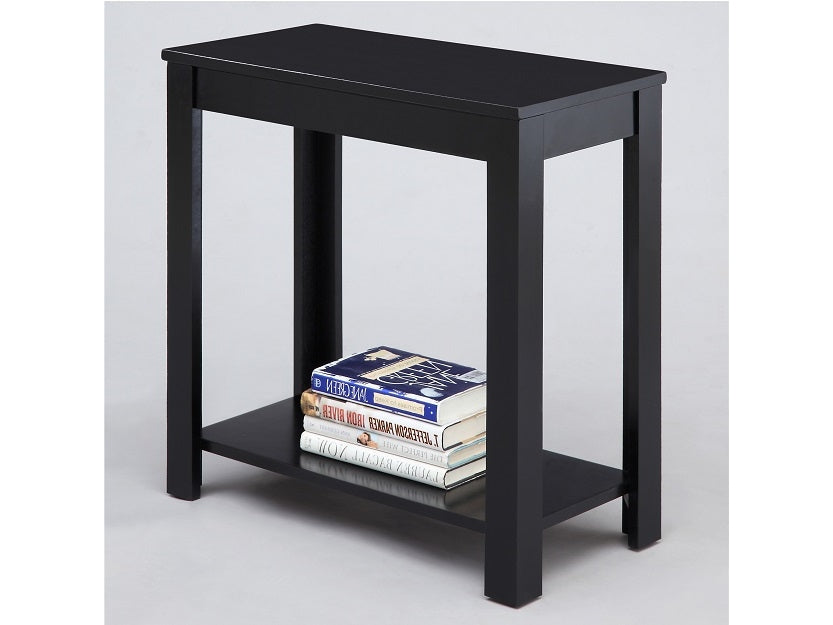 Pierce Black Chairside Table - Ornate Home