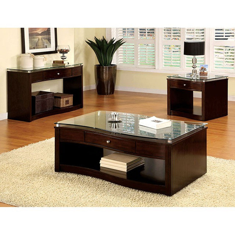 Pierce Brown Cherry End Table - Ornate Home