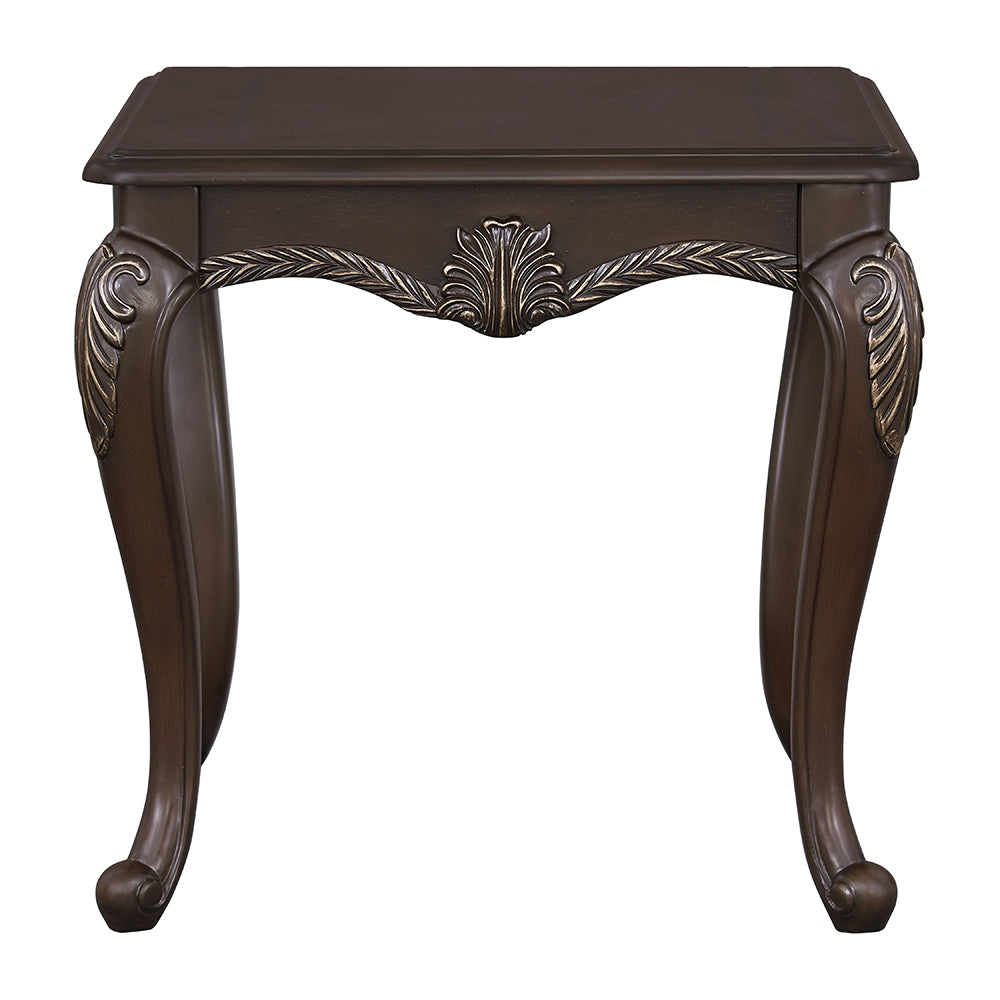 Pierce Cherry End Table - Ornate Home