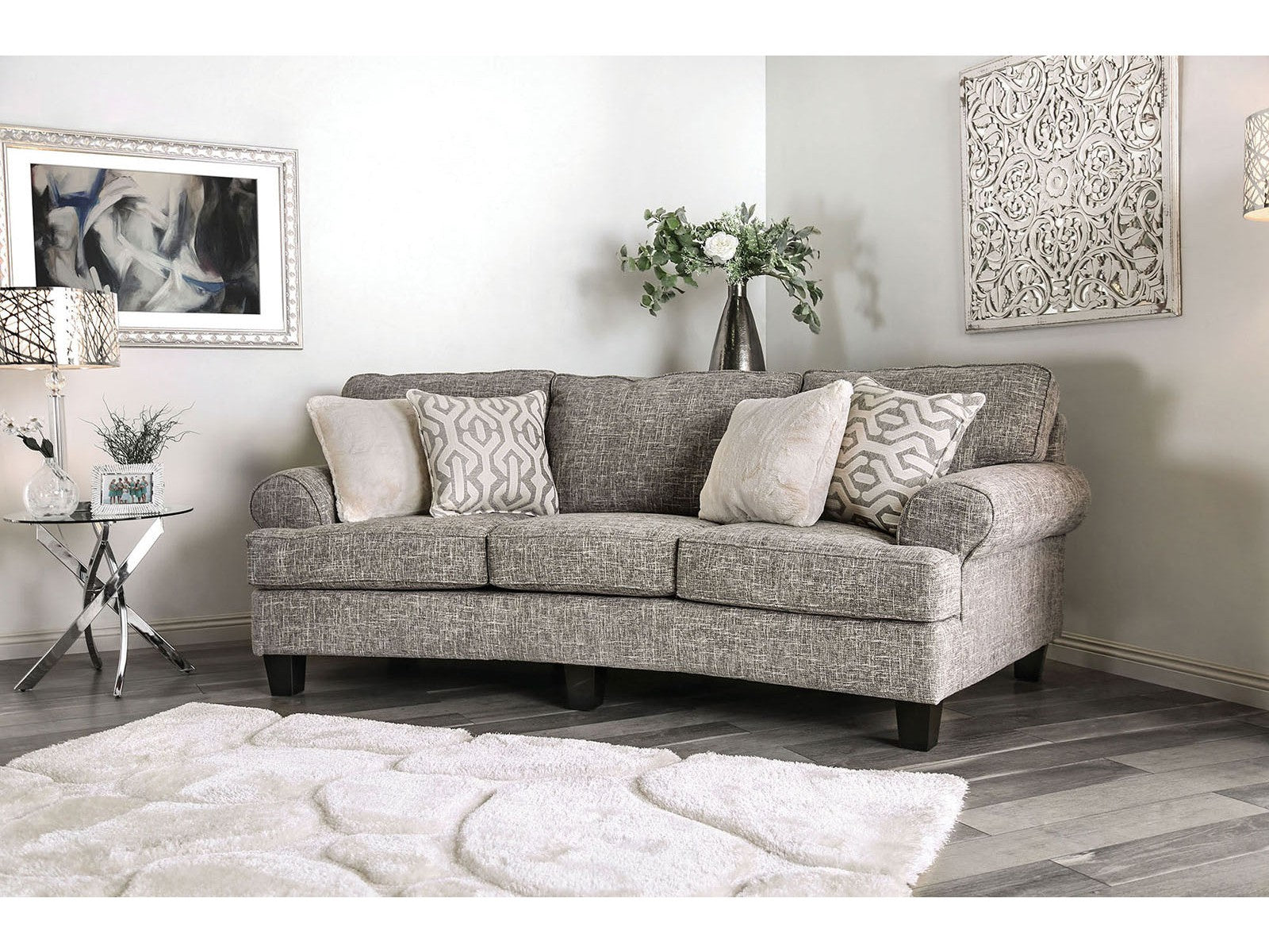 Pierpont Gray Sofa - Ornate Home