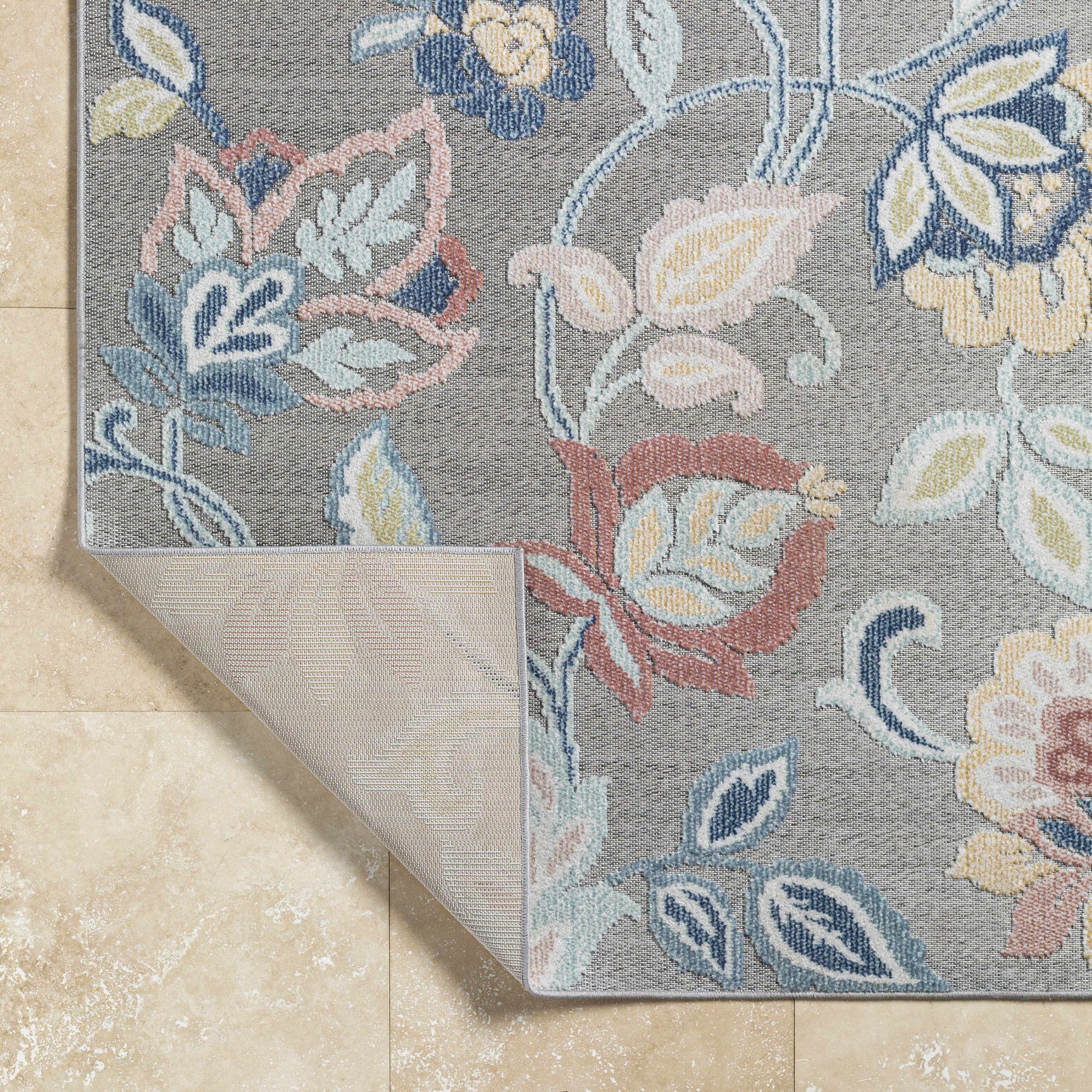 Piers Gray Outdoor Area Rug - Clearance - Ornate Home