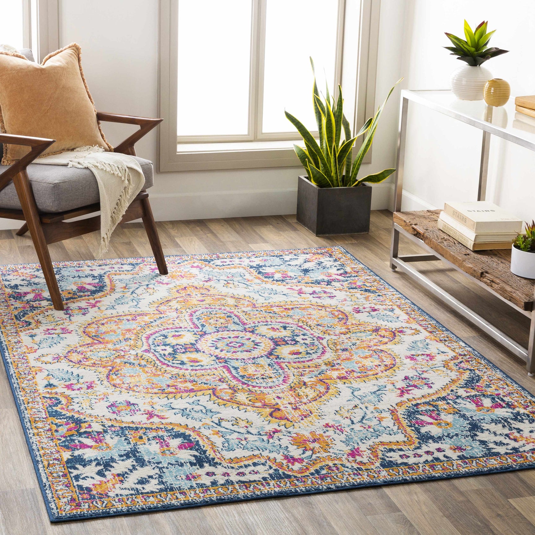 Pimperne Traditional Medallion Area Rug - Clearance - Ornate Home