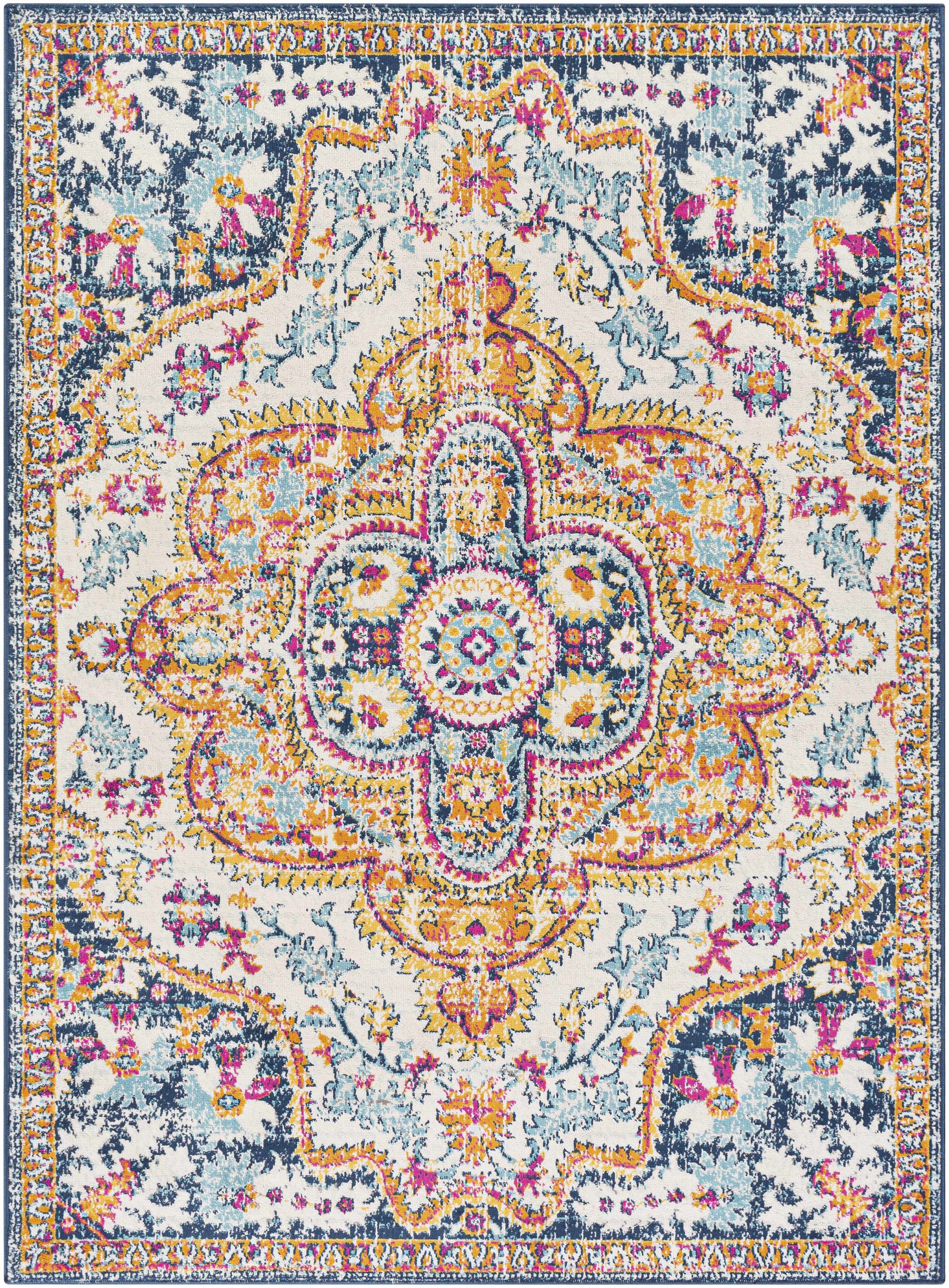 Pimperne Traditional Medallion Area Rug - Clearance - Ornate Home
