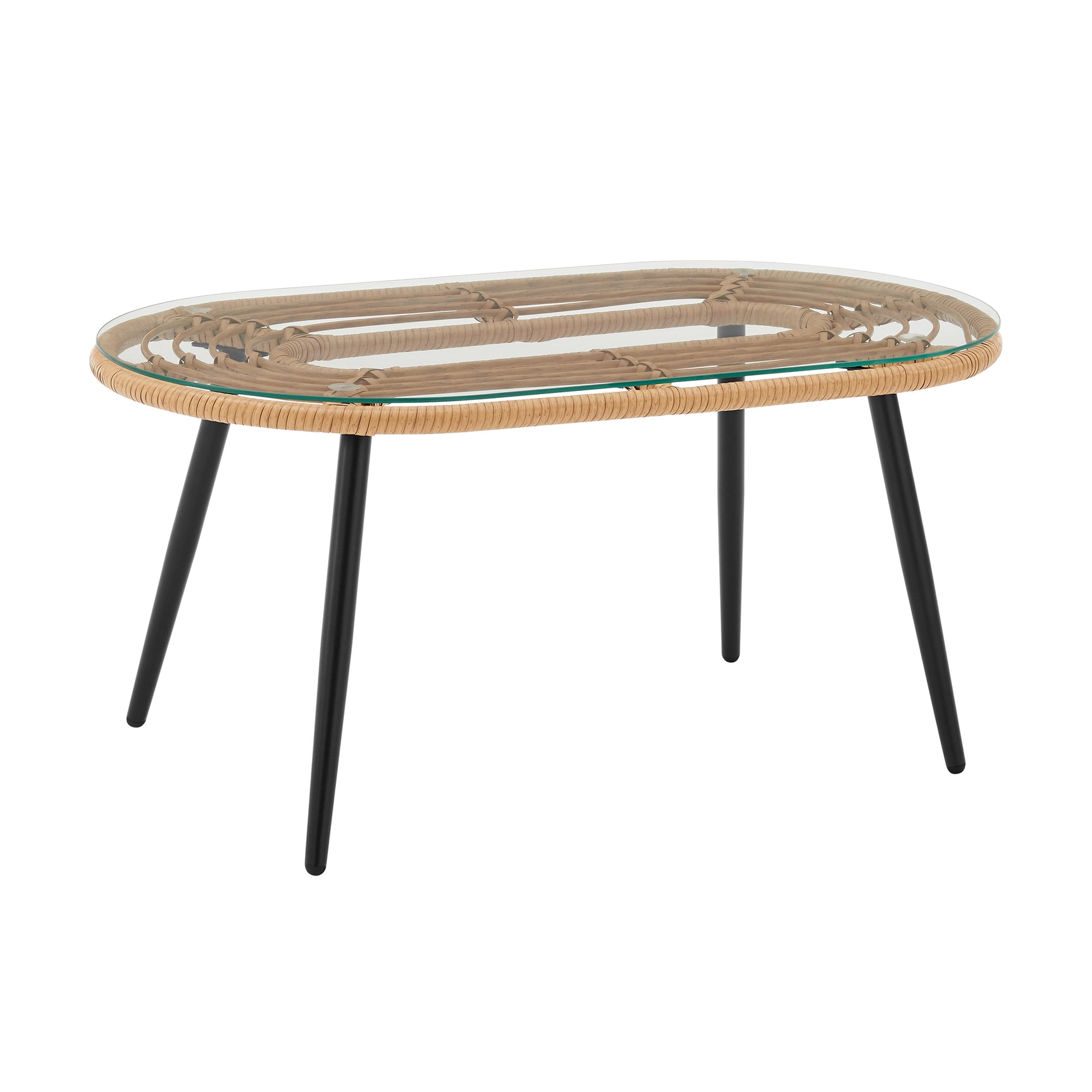 Pine 4-Piece Patio Conversation Set in Grey - Ornate Home