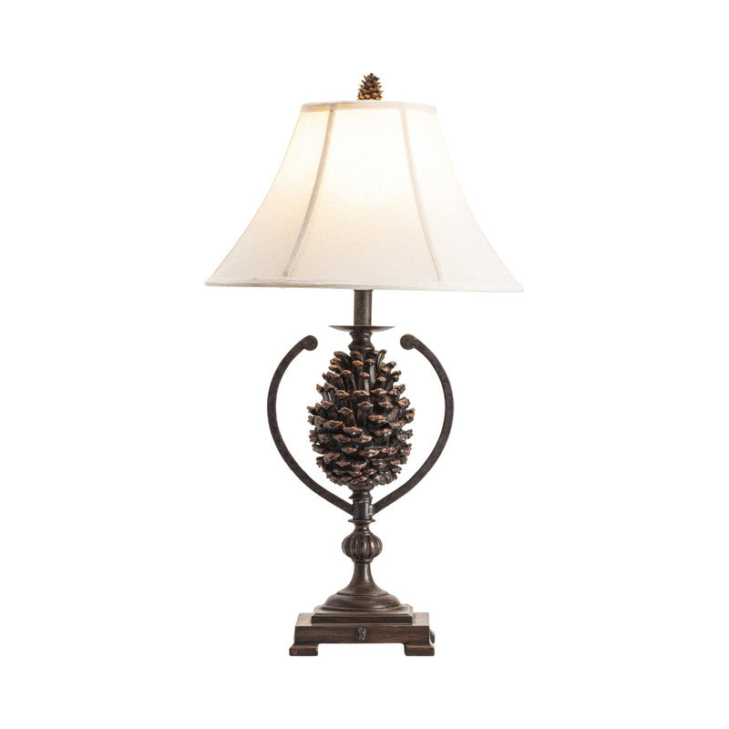 Pine Creek Brown/Bronze Accent Lamp (Set of 2) - Ornate Home