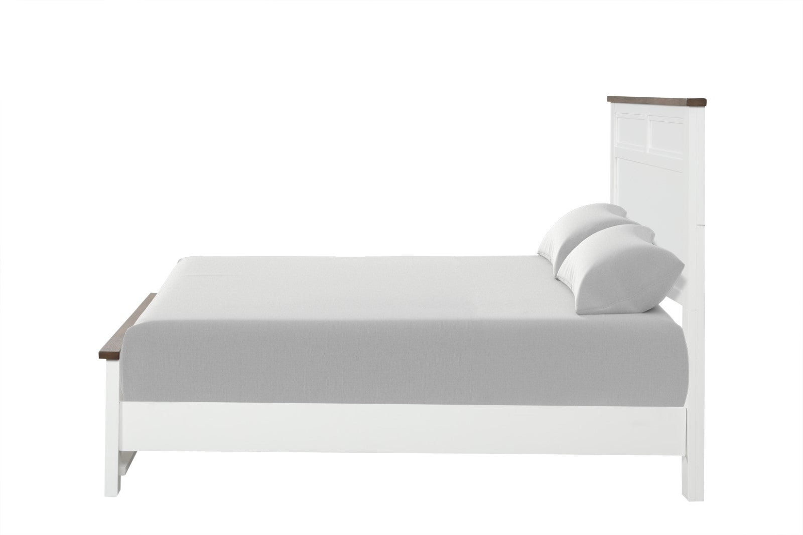 Pinetop White Twin Bed - Ornate Home