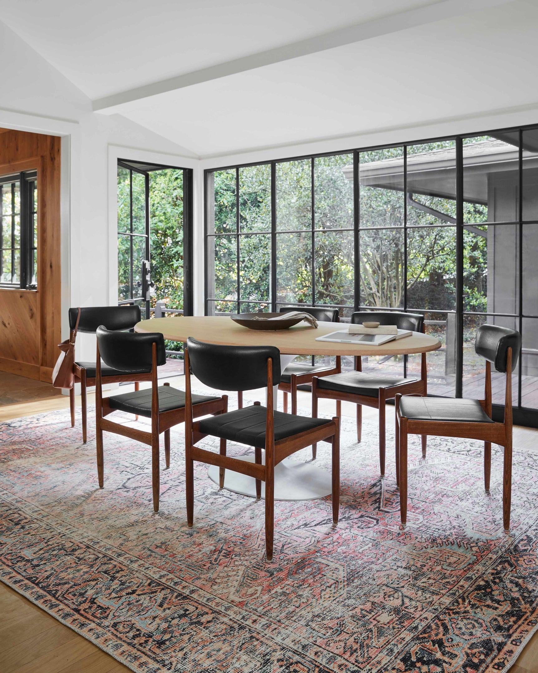 Pink Dunshaughlin Distressed Washable Area Rug - Clearance - Ornate Home