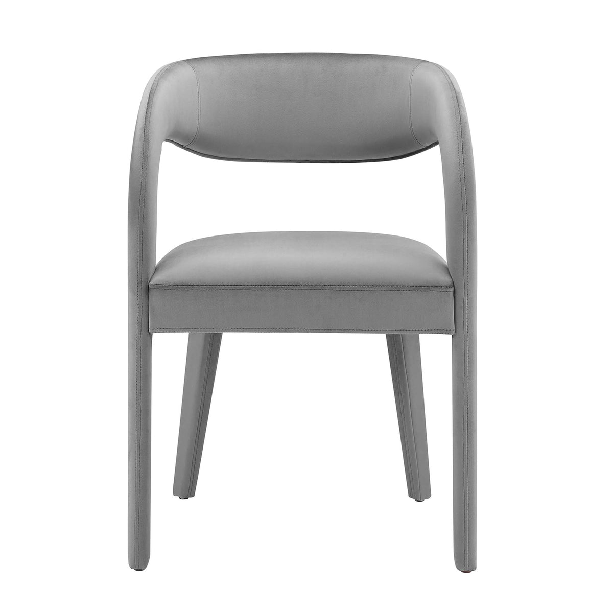 Pinnacle Gray Performance Velvet Dining Chair (Set of 2) - Ornate Home