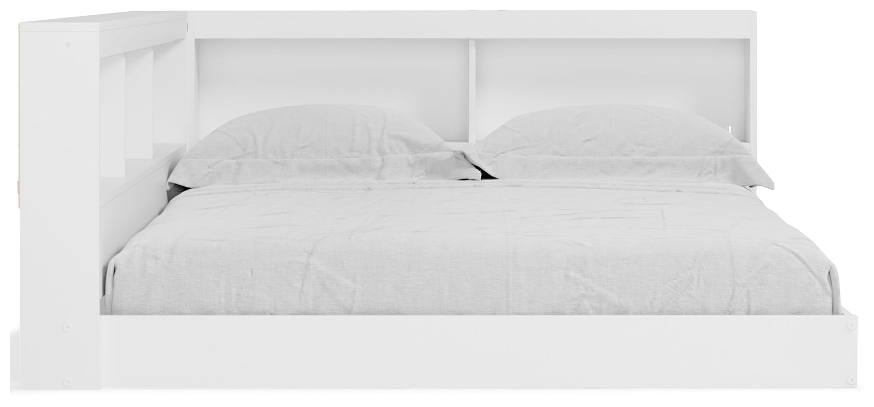 Piperton White Full Bookcase Storage Bed (Online Special Price) - Ornate Home