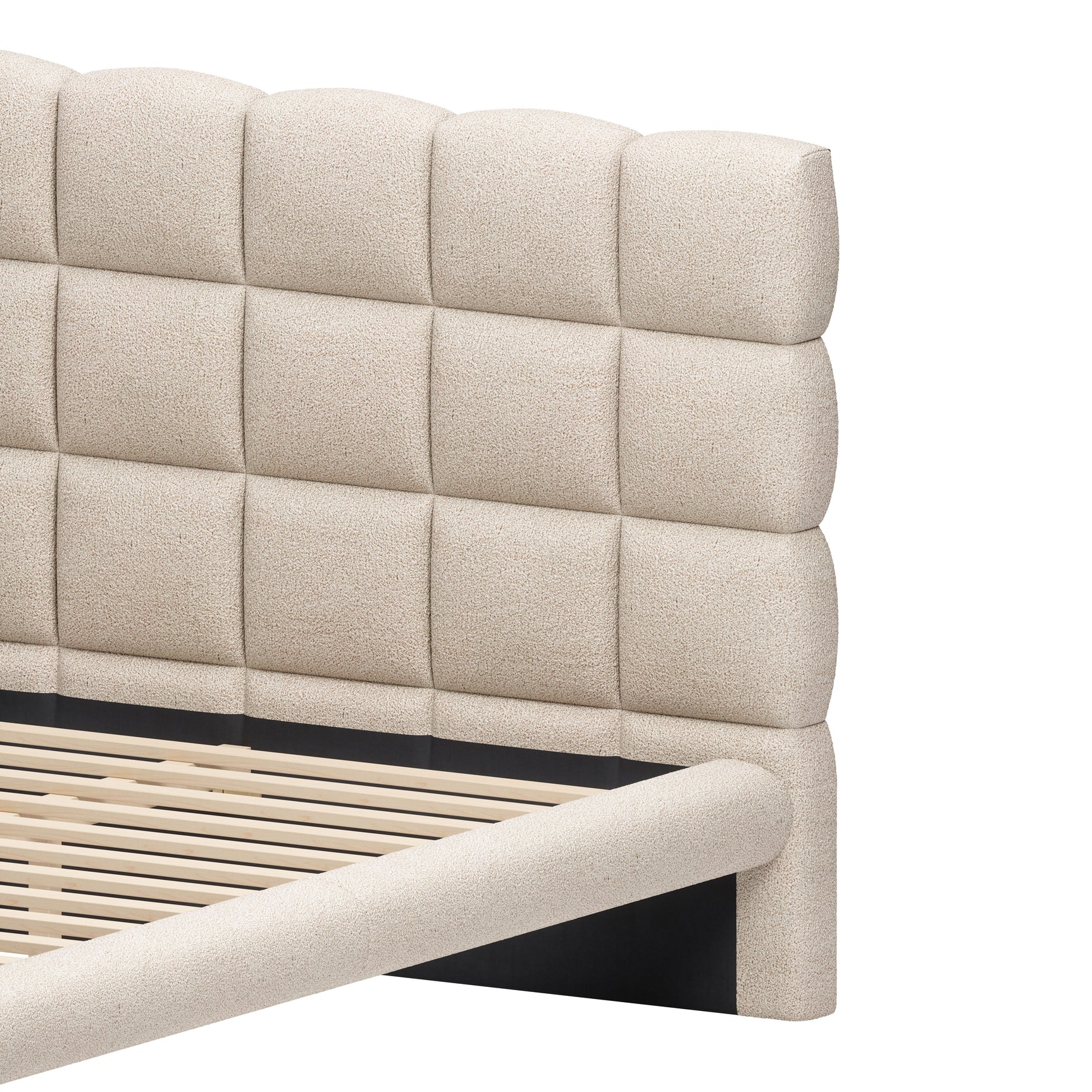 Placid Beige King Bed - Ornate Home