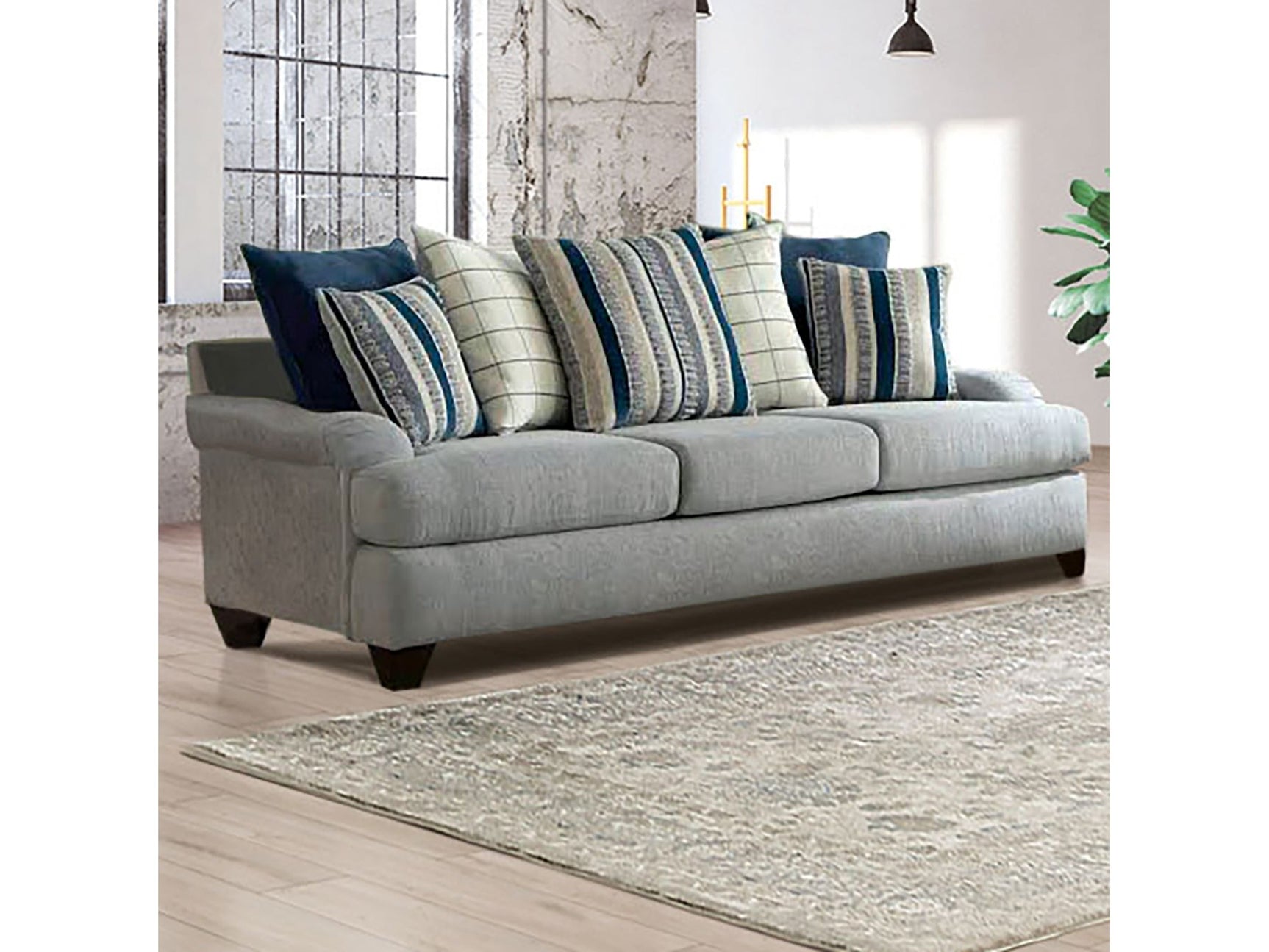 Plaistow Gray Sofa - Ornate Home