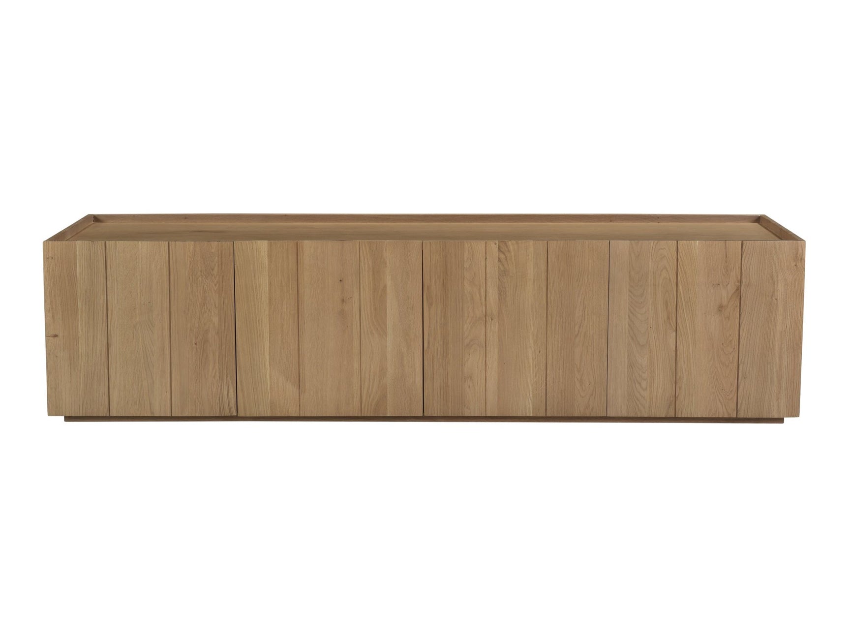 Plank Natural Media Cabinet - Ornate Home