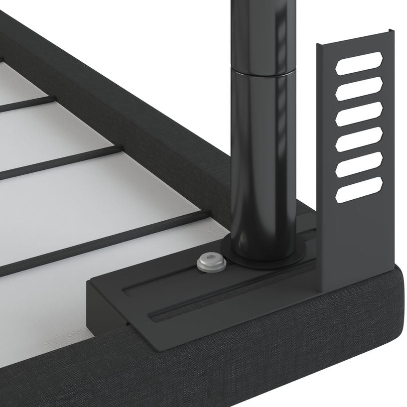 Plateau Black Queen Platform Base - Ornate Home