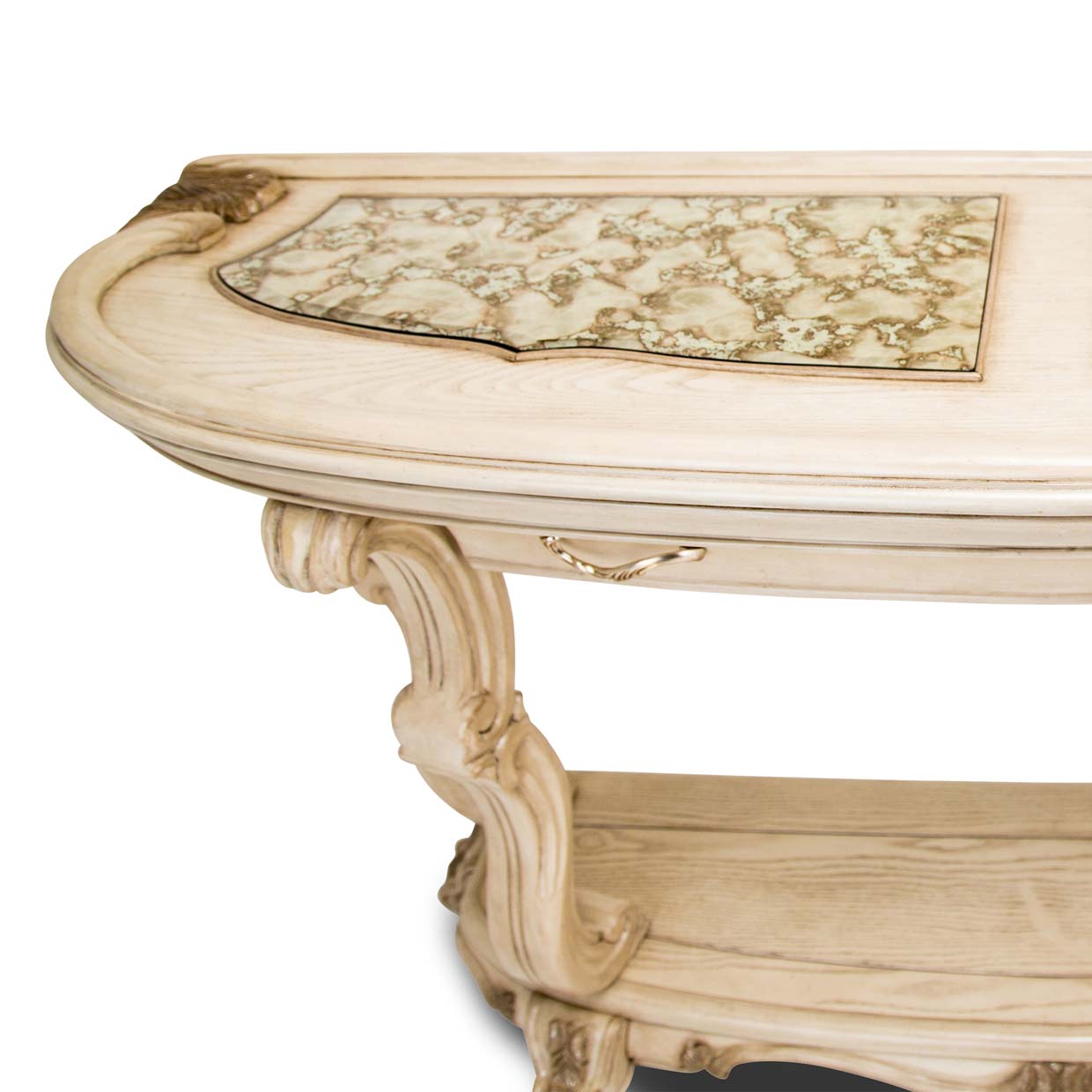 Platine de Royale Champagne Console Table - Ornate Home