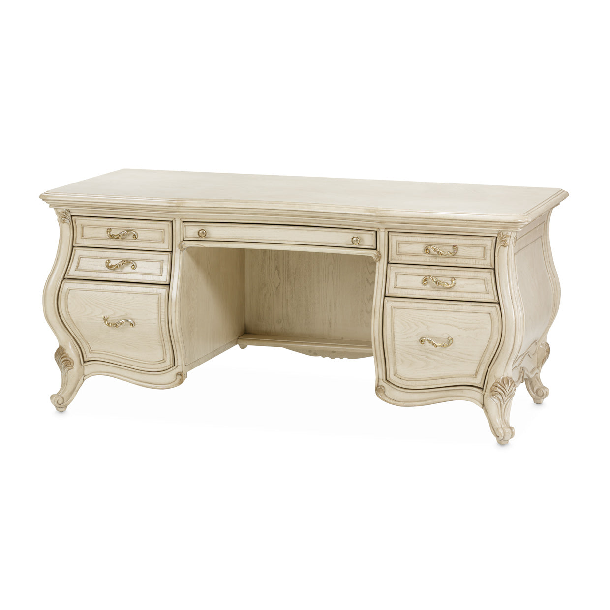 Platine de Royale Champagne Desk - Ornate Home
