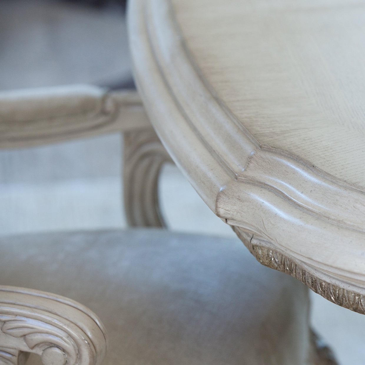 Platine de Royale Champagne Rectangular Dining Table - Ornate Home