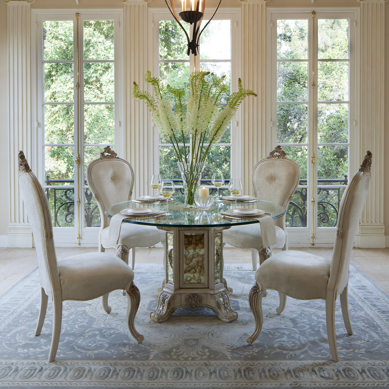 Platine de Royale Champagne Side Chair (Set of 2) - Ornate Home