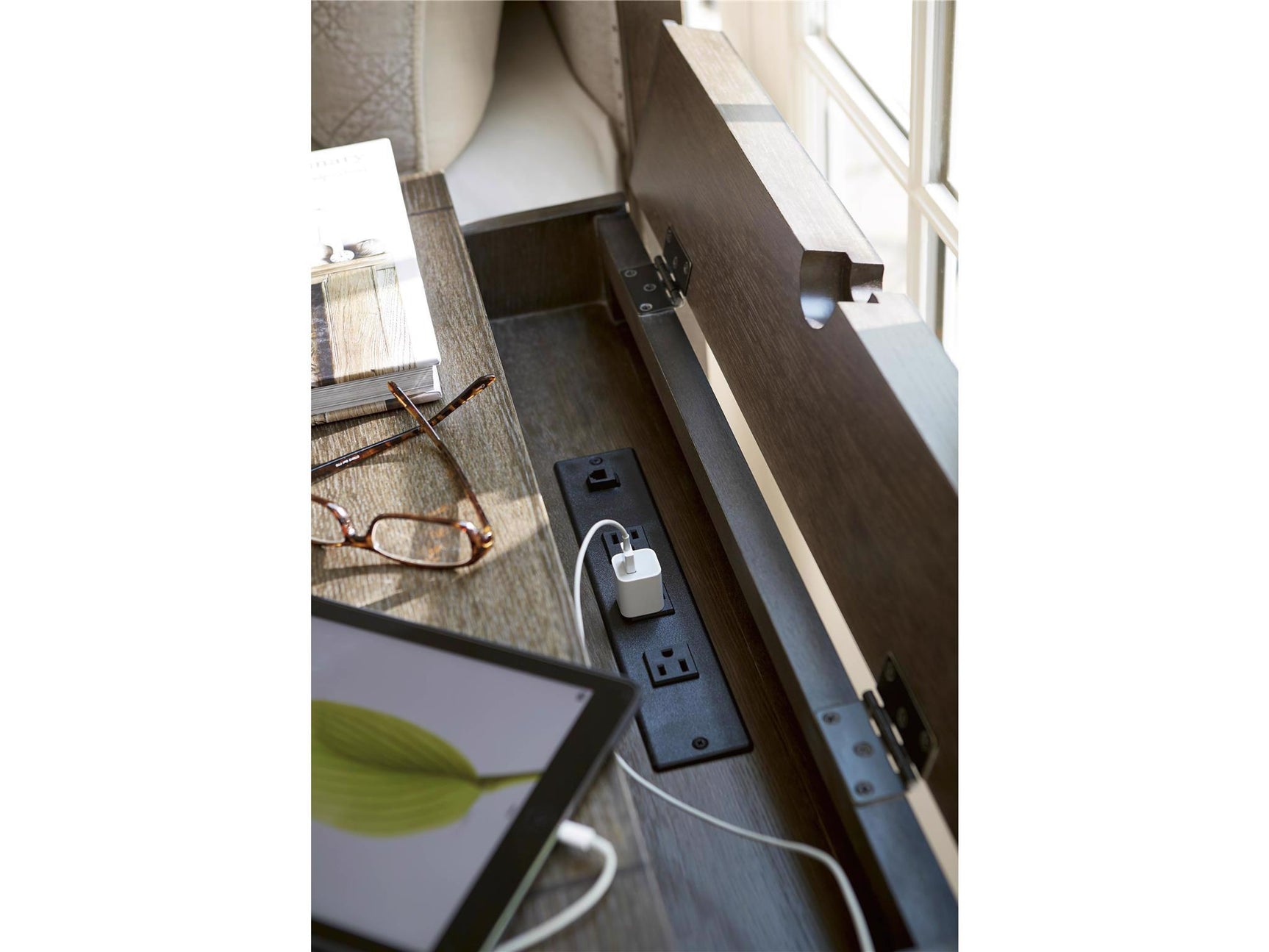 Playlist Brown Nightstand - Ornate Home