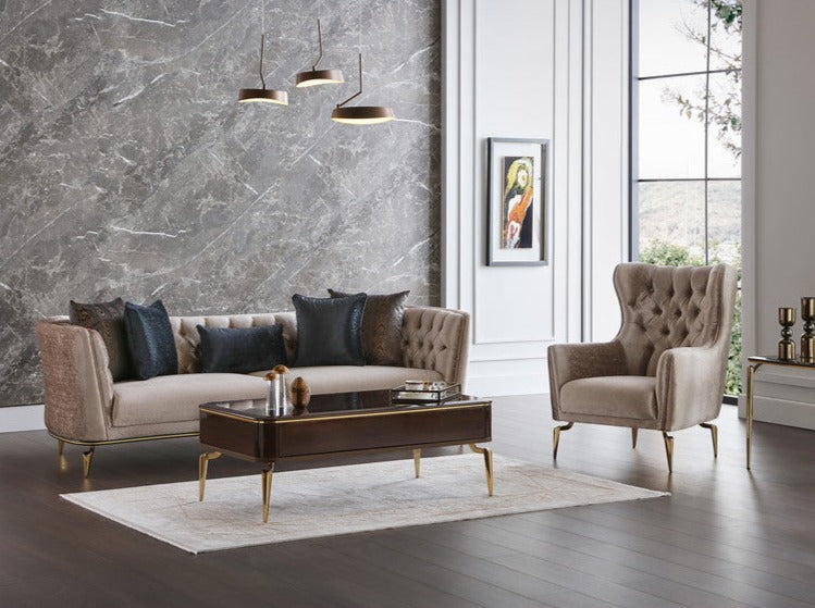 Plaza Living Room Set - Ornate Home