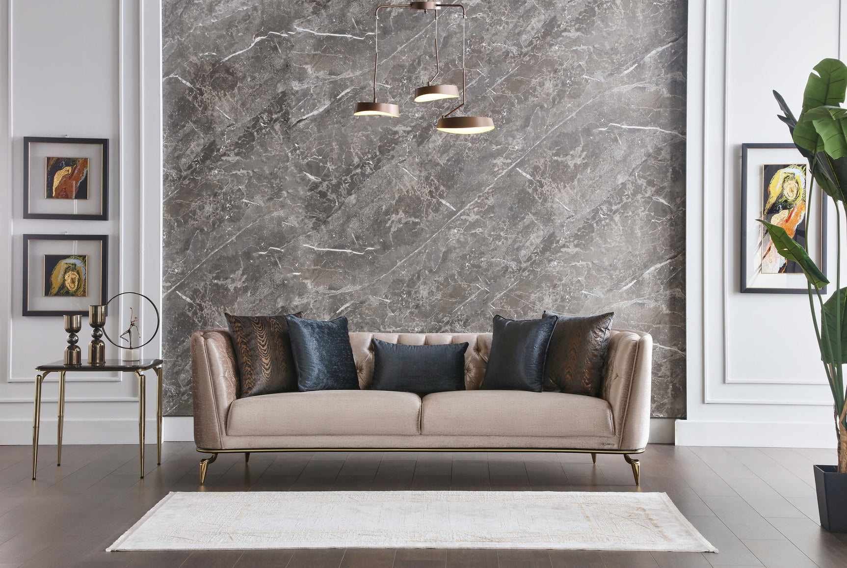 Plaza Living Room Set - Ornate Home
