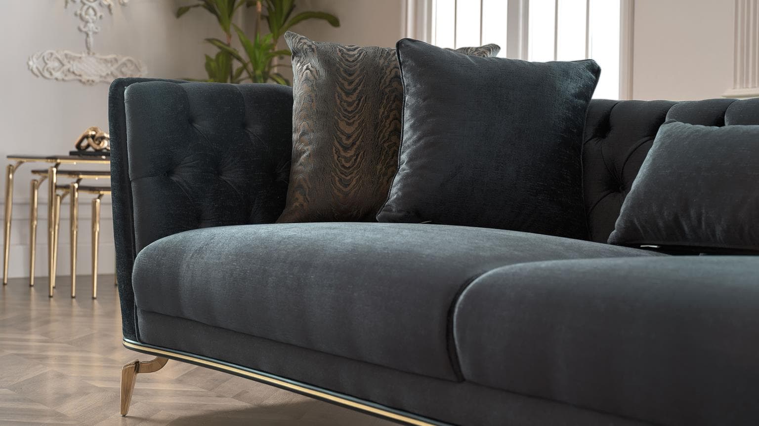 Plaza Velvet Sofa - Ornate Home