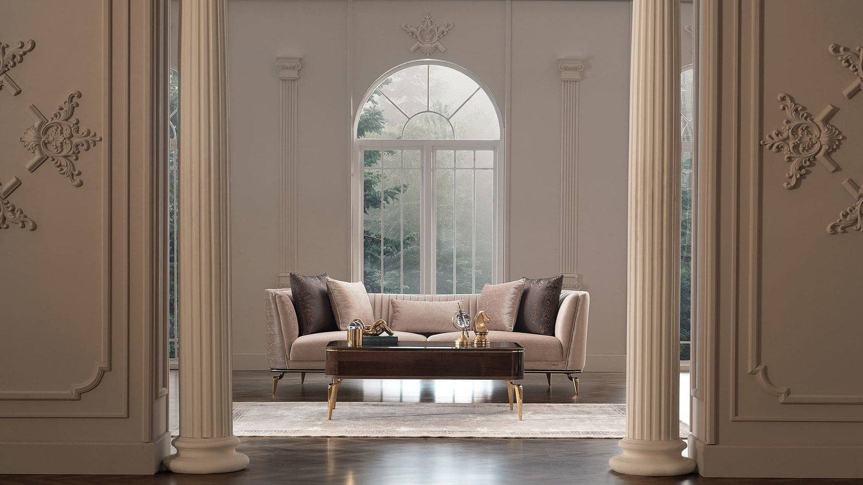 Plaza Velvet Sofa - Ornate Home