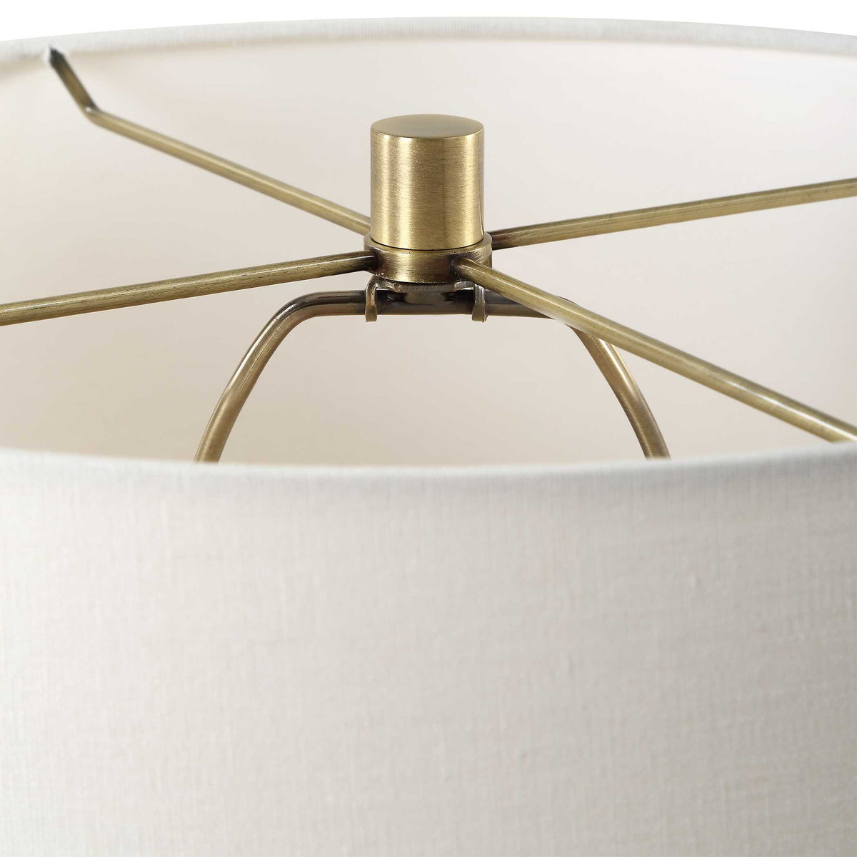 Plinth White Marble Table Lamp - Ornate Home