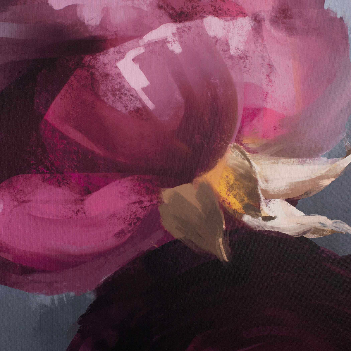 Plum Ranculus Multicolor Framed Floral Art - Ornate Home