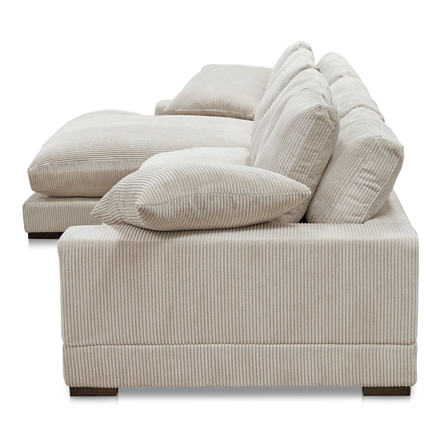 Plunge Cappuccino Large Sectional - Ornate Home