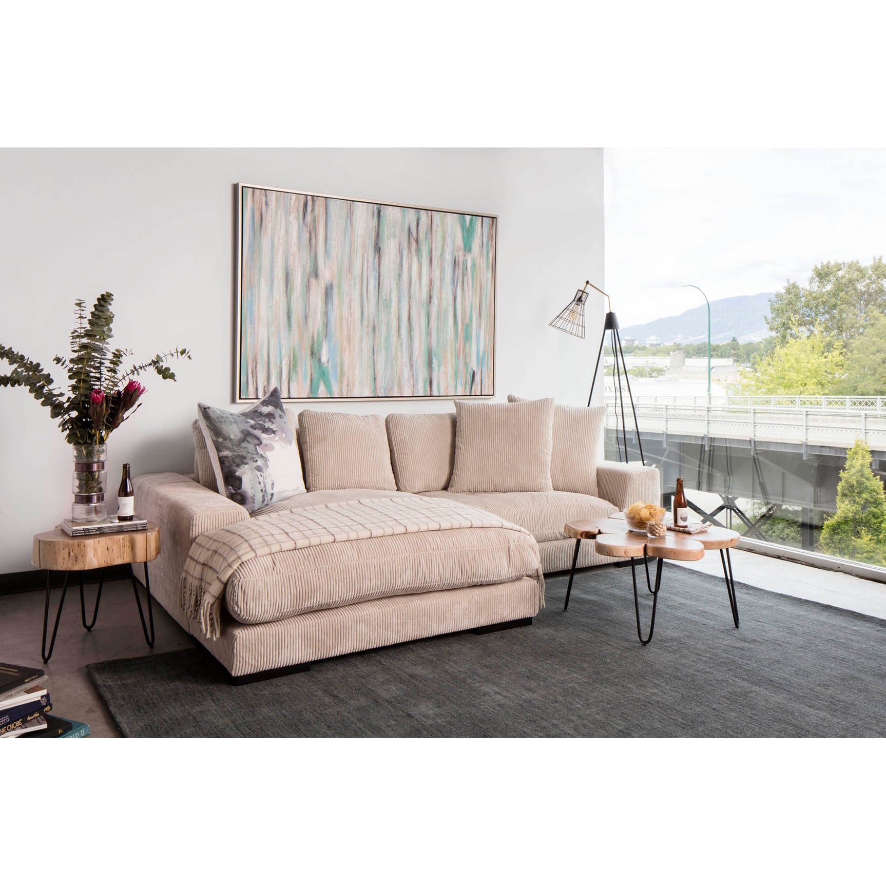 Plunge Cappuccino Sectional - Ornate Home