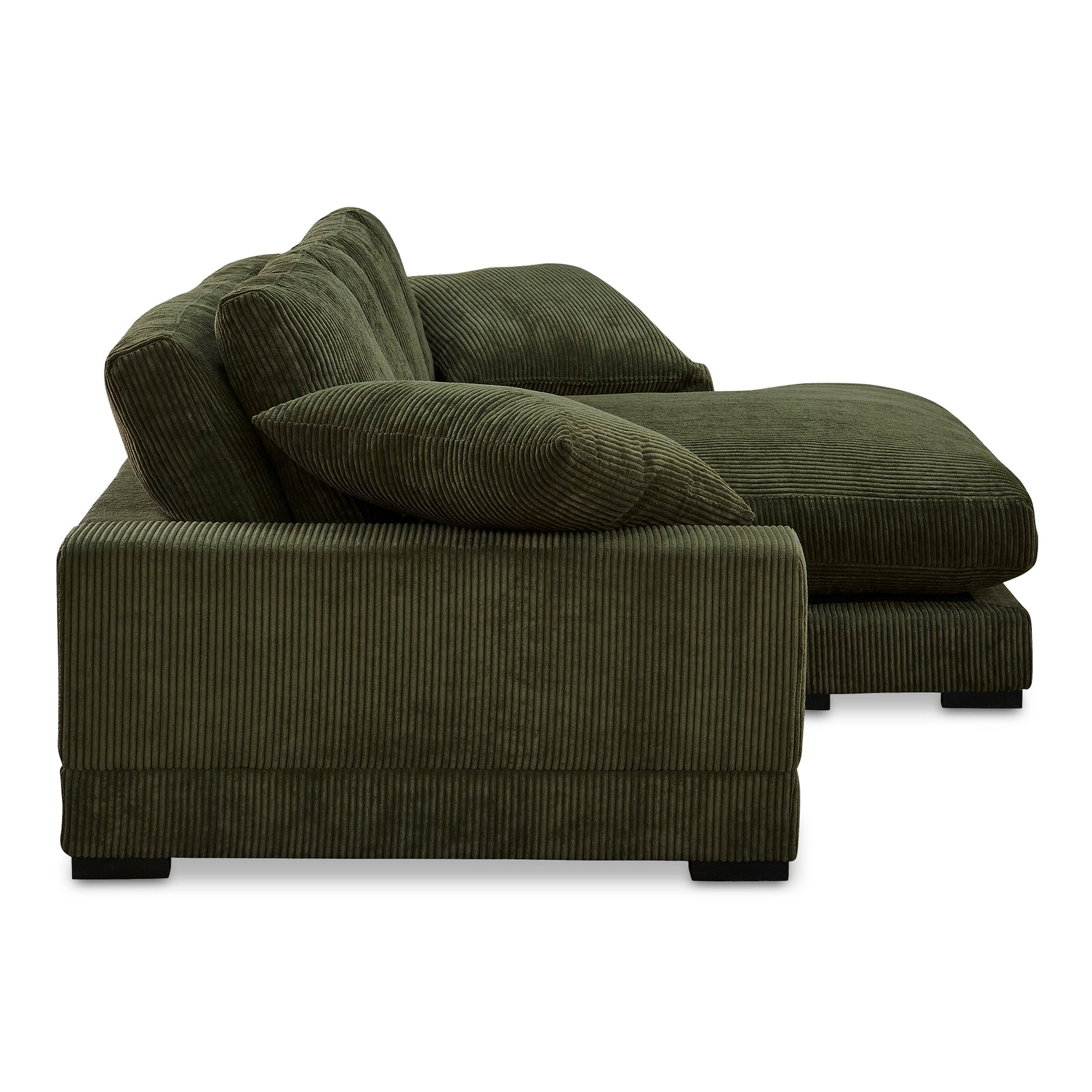 Plunge Dark Green Sectional - Ornate Home