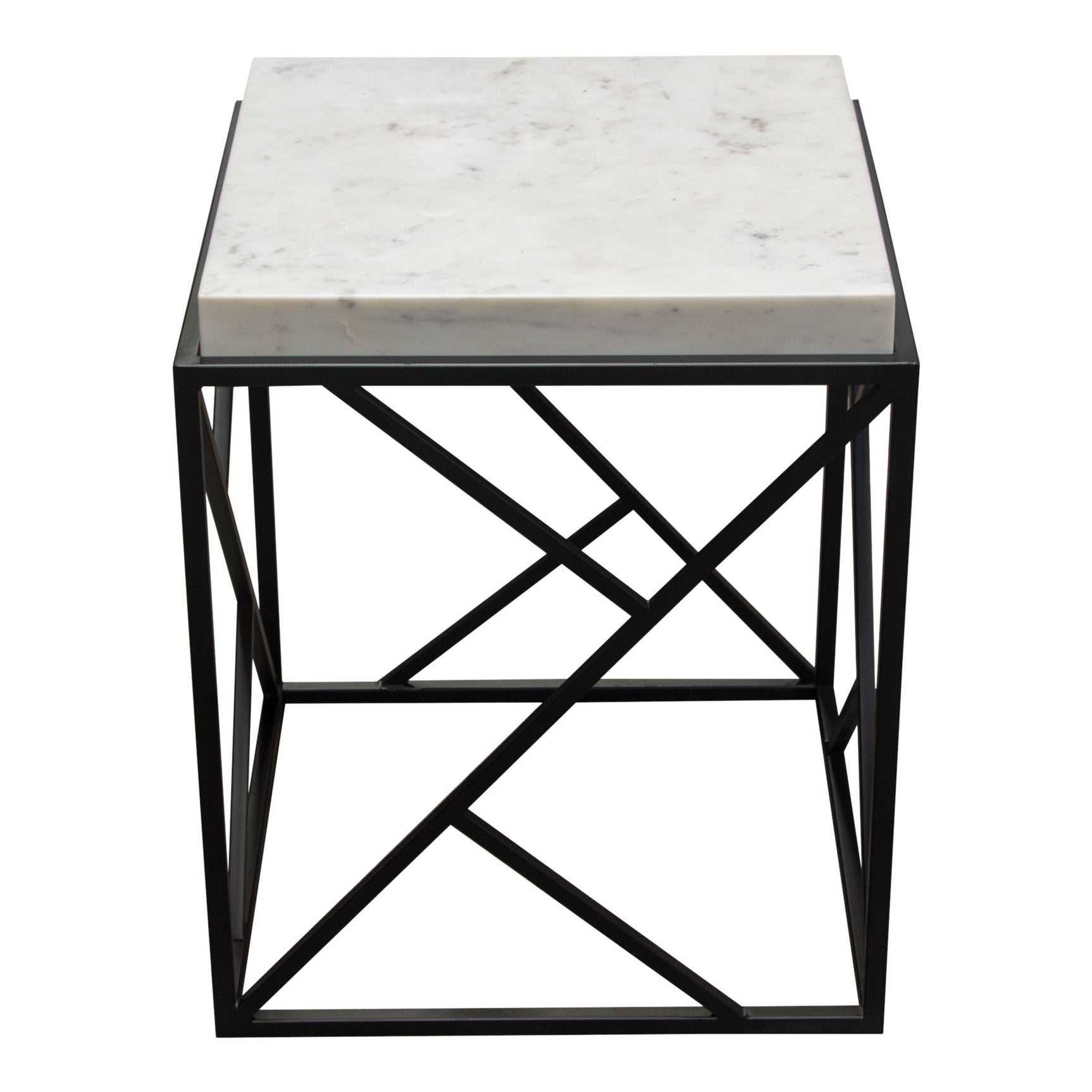Plymouth Grey Square Accent Table - Ornate Home