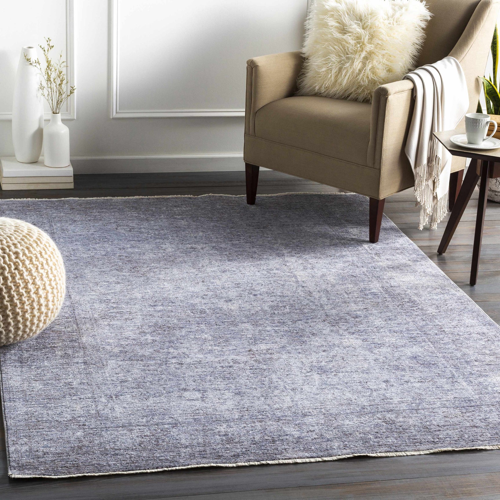 Plympton Carved Statement Rug - Clearance - Ornate Home