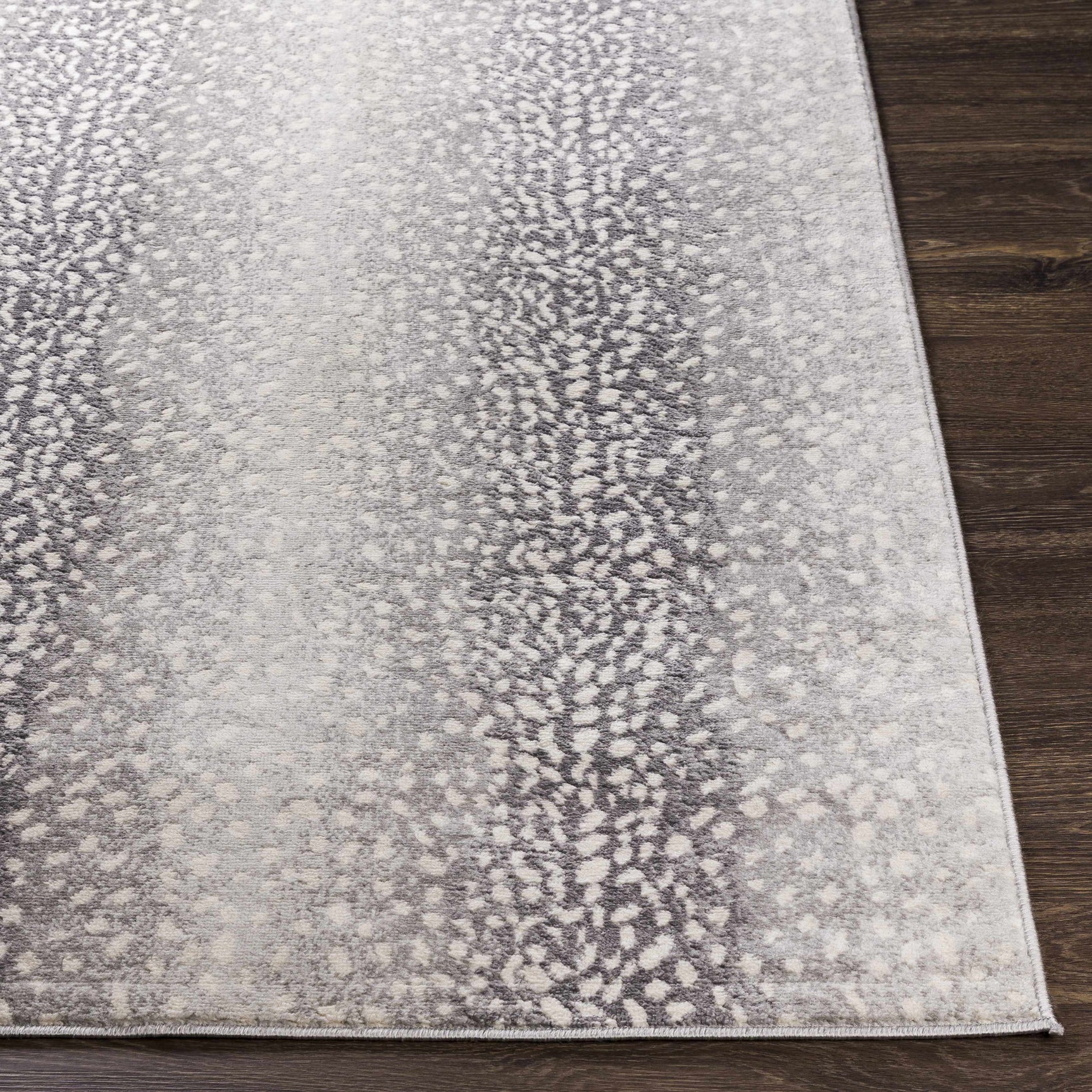 Pointblank Black&Gray Antelope Print Rug - Ornate Home