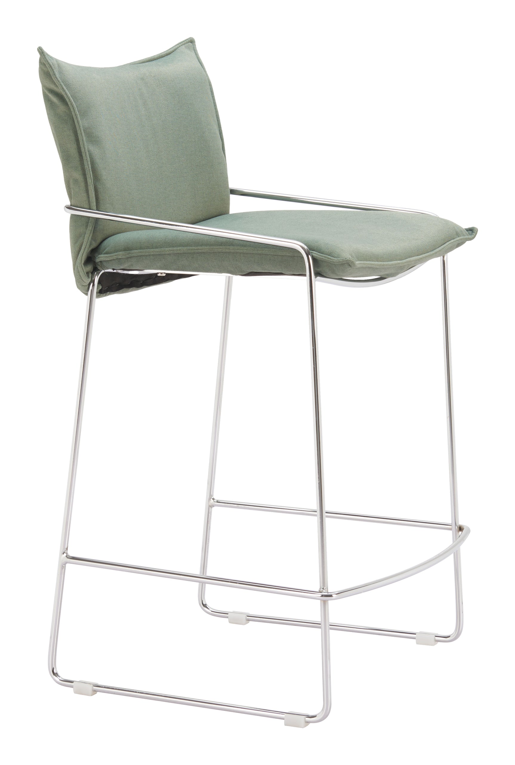 Pola Green Counter Stool - Ornate Home